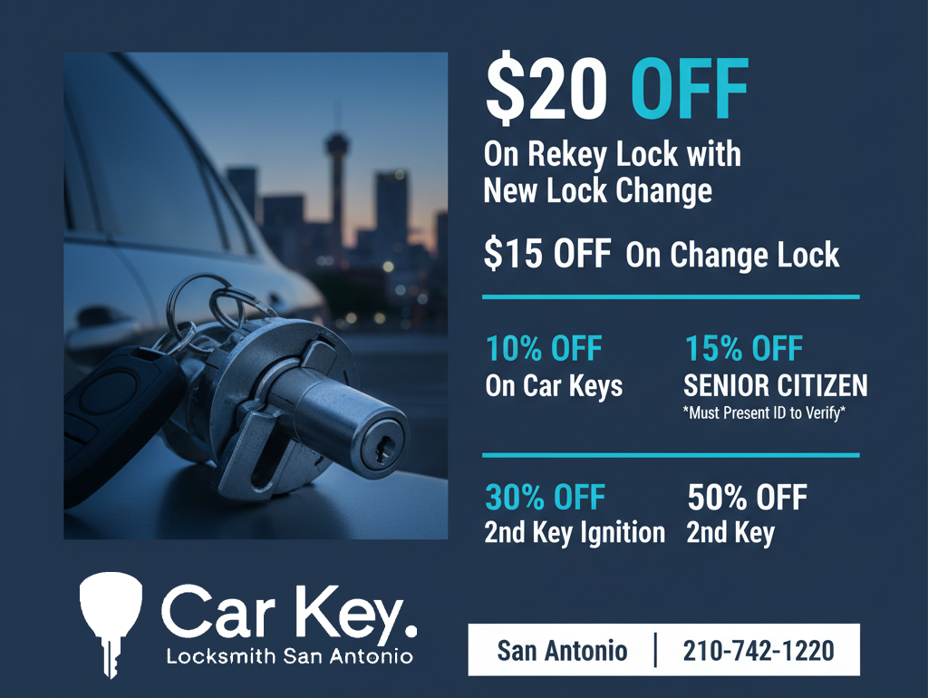 Special Offer from Car Key Replacement San Antonio TX Coupon for Car Key Replacement San Antonio TX
